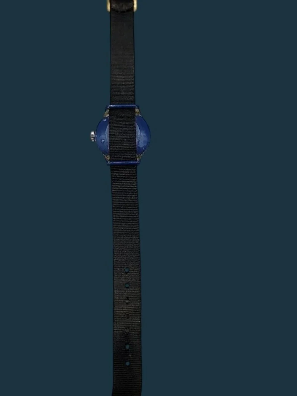 Vintage 1980s Timex Fun Timers Blue Mechanical Watch 25mm 7